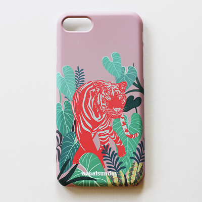 Jungle series, aloha tiger iphone 6/6s 7/7s case