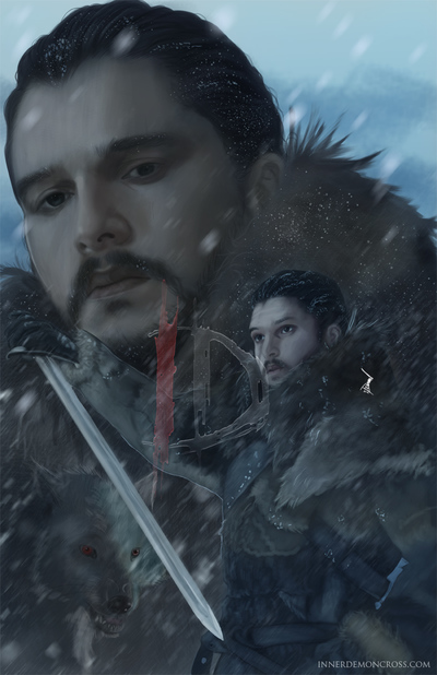 Jon Snow - Beyond the Wall 11x17