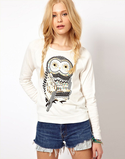 Cute Owl Pullover