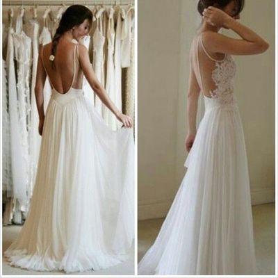 Popular wedding dress, long wedding dress, cheap wedding dress, simple wedding dress, tulle lace wedding dress, bridal dress, PD15032