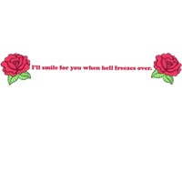 When Hell Freezes Over Pink Unisex short sleeve t-shirt - Thumbnail 1