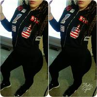 Race style patch jackect - Thumbnail 1