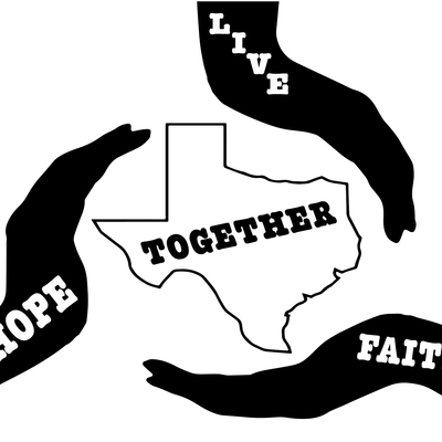 Live faith hope hands supporting state of texas outdoor handmade vinyl decal temporarly available