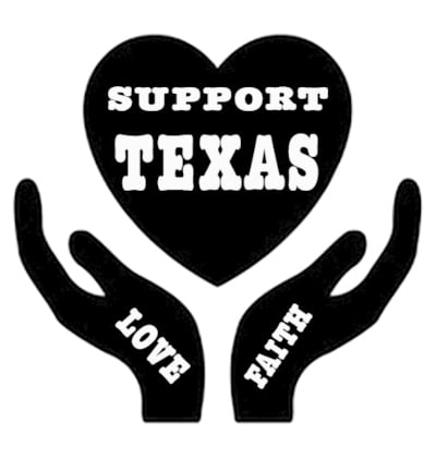 Support Texas outdoor handmade vinyl decal Temporarly available