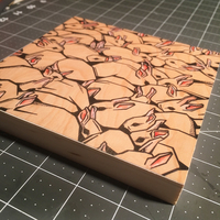 "The Cull" 12" Print on Wood - Thumbnail 2