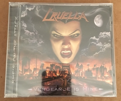 CRUELLA - Vengeance Is Mine (2017 Remastered Reissue CD - Heaven & Hell Records)