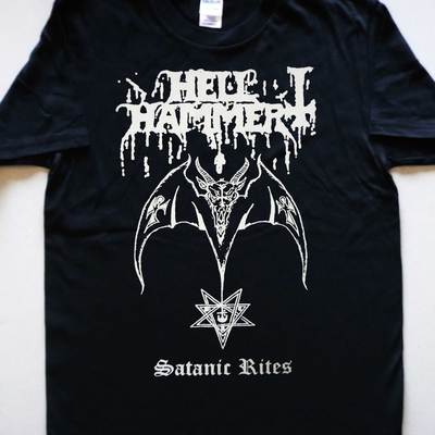 Hellhammer satanic rites t-shirt