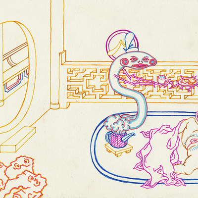 Bed and breakfast at the autumn sperm house