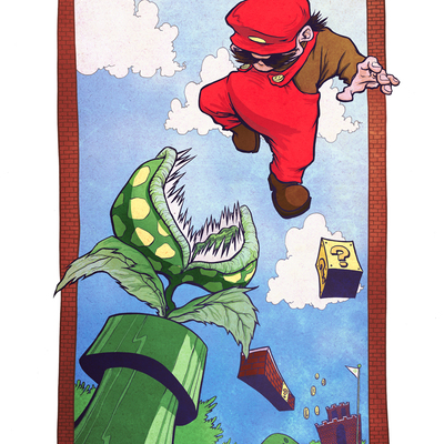 Super mario - print
