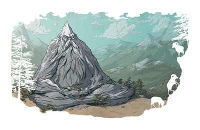 Spirits - Mountain - Print
