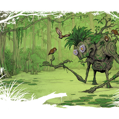 Spirits - swamp - print