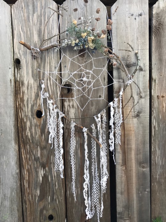 Crochet Wildflower Dreamcatcher 