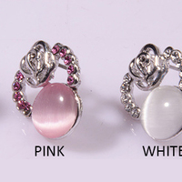 High Quality Handmade Premium Opal Floral Earring Stud Earring for Women&Girls - Thumbnail 4