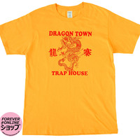 ORANGE/WHITE VINTAGE DRAGON TOWN TEE - Thumbnail 2