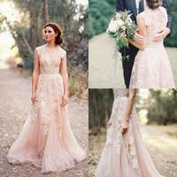 Long prom dress, v neck prom dress, charming prom dress, evening dress, tulle applique prom dress, formal prom dress, PD15106 - Thumbnail 1