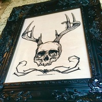 "Urban Muse" Framed Mounted Print - Thumbnail 1