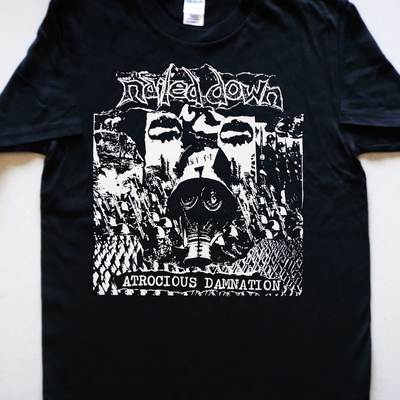 Nailed down - atrocious damnation  t-shirt