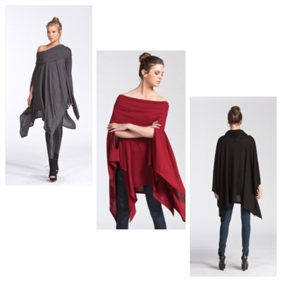 Off The Shoulder Poncho/Top-TDE