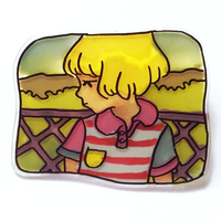 Sunset handmade pin - Thumbnail 1