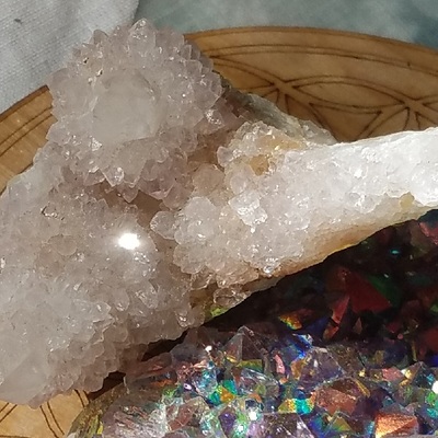 White spirit quartz cluster #1