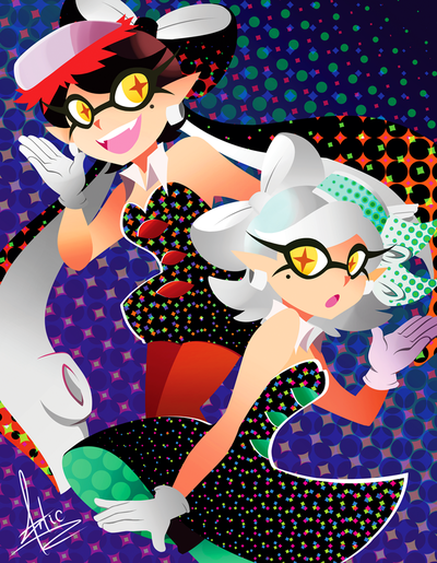 Splatoon: Squid Sisters! Print 