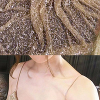 Beaded prom dress, sparkly prom dress, long prom dress, unique prom dress, evening dress, gorgeous prom dress, PD15330 - Thumbnail 1