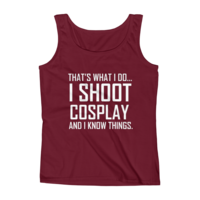 I Shoot Cosplay...And Know Things (Women's tank top) - Thumbnail 6