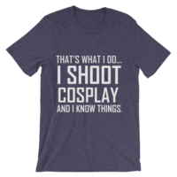 I Shoot Cosplay (And I Know Things) - Men's Cut T-Shirt - Thumbnail 2