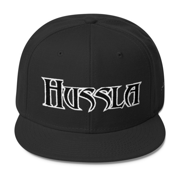 Hussla Solo BW #09152017 Wool Blend Snapback