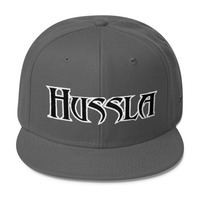 Hussla Solo BW #09152017 Wool Blend Snapback - Thumbnail 12
