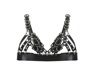 Sui Bra ( Black + Silver )