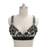 Sui Bra ( Black + Silver ) - Thumbnail 1