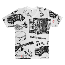 UrbanR3v Men's Music V-Neck T-Shirt