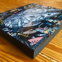 "The Fast and Furious Falcon" Print on Wood - Thumbnail 2