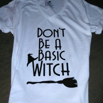 Dont be a basic witch t-shirt 