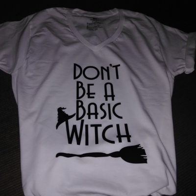 Dont be a basic witch t-shirt 