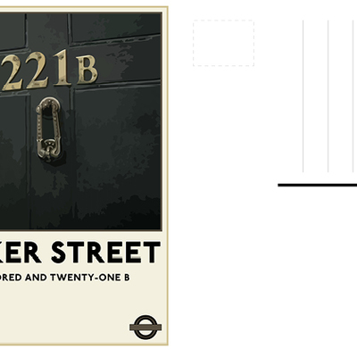 Sherlock transport for london postcard book #1