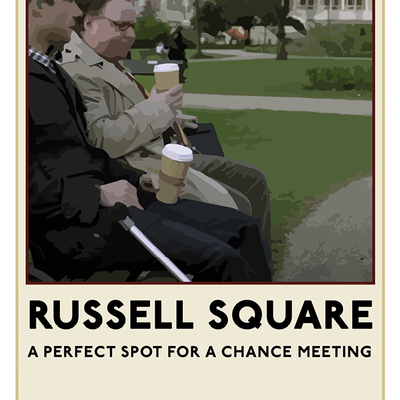 Sherlock tfl poster: "russell square" - Thumbnail 3