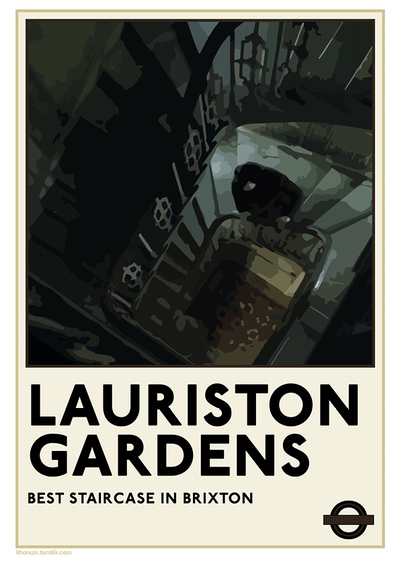 Sherlock TfL Poster: "Lauriston Gardens #2"
