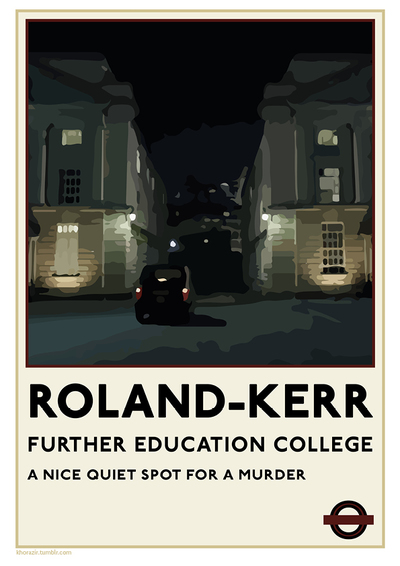 Sherlock TfL Poster: "Roland-Kerr"