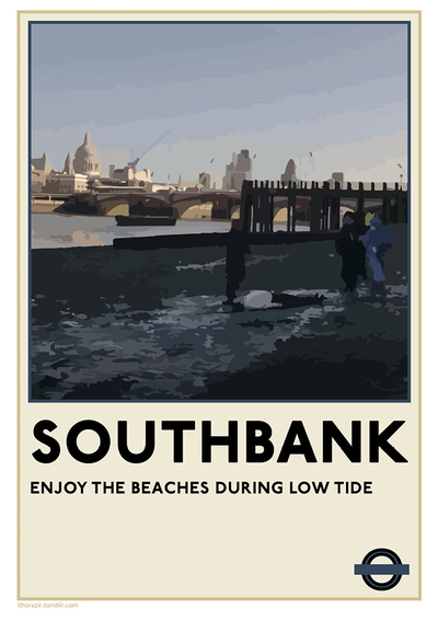 Sherlock TfL Poster: "Southbank"
