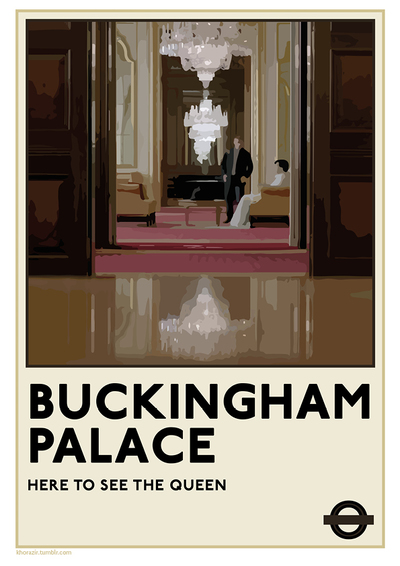 Sherlock TfL Poster: "Buckingham Palace"