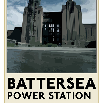 Sherlock tfl poster: "battersea" - Thumbnail 3