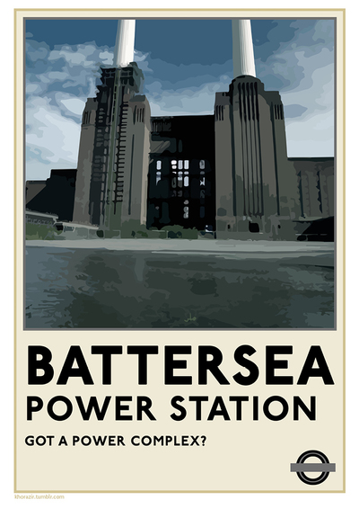 Sherlock TfL Poster: "Battersea"