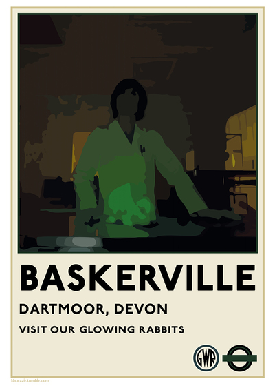 Sherlock TfL Poster: "Baskerville"