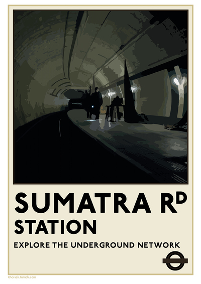 Sherlock TfL Poster: "Sumatra Road"