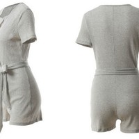 Elicia Casual Black Romper - Thumbnail 3