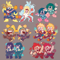 My Hero!!! Acrylic Charms - Thumbnail 1