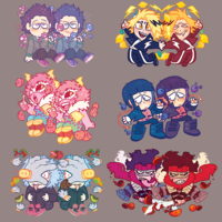 My Hero!!! Acrylic Charms - Thumbnail 3
