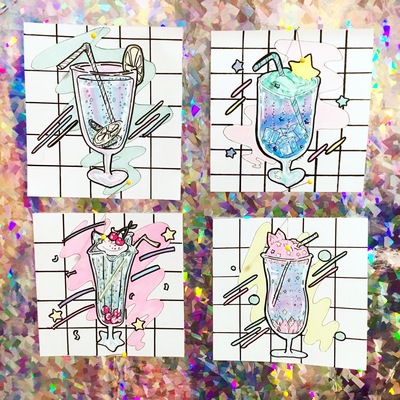 Soda Float Series Stickers